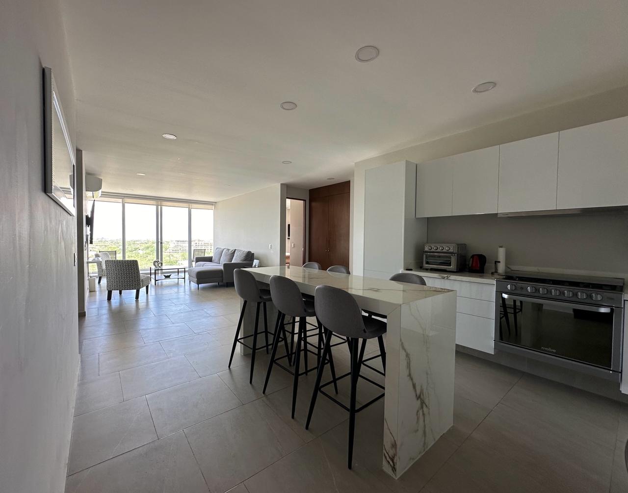 Departamento Amueblado En Renta 3 Habitaciones en Montejo Plaza, Mérida, Yucatán